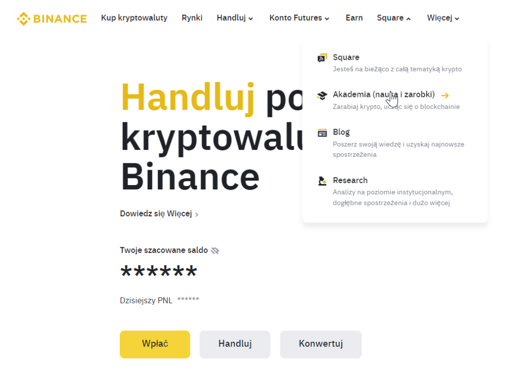quizy na Binance