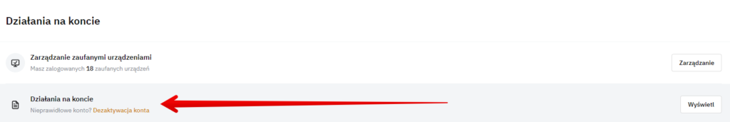 dezaktywacja konta na bybit