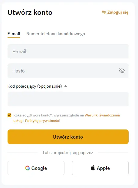 rejestracja na bybit